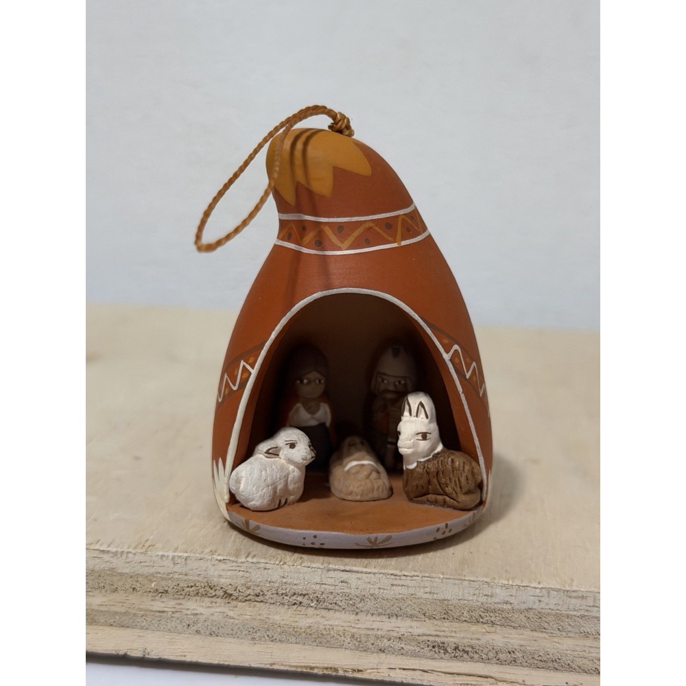 Peruvian Nativity Ornament Christmas